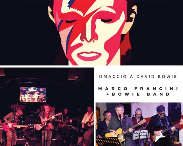 Marco Francini cantante - Spettacolo Omaggio a David Bowie